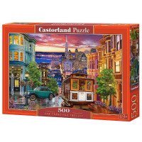 Puzzle Castorland San Francisco Trolley, 500 piese