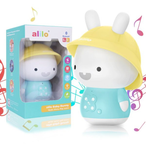 Alilo Baby Bunny - Iepuras interactiv cu povesti si cantece, albastru