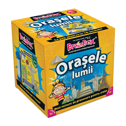 Joc Educativ BrainBox - Orasele lumii