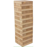 Joc cuburi lemn 2 culori - Turn 