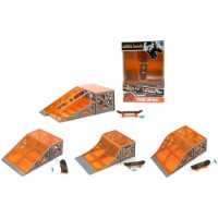 Set miniskateboard Premium și rampă (4 modele) Tony Hawk