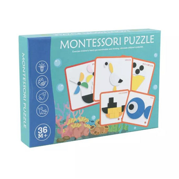 Puzzle Montessori - Animale vesele