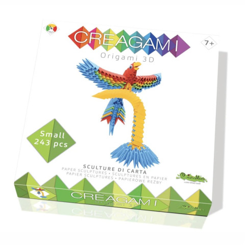 Creagami - Kit Papagal origami cu 243 piese