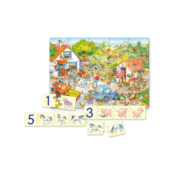 Puzzle Castorland Educativ - Counting On The Farm