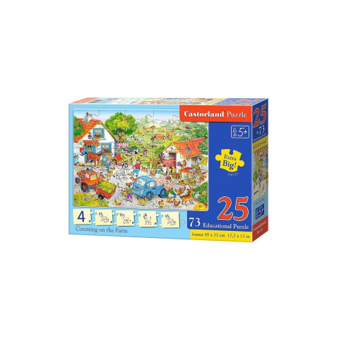 Puzzle Castorland Educativ - Counting On The Farm