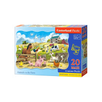 Puzzle Castorland - Farm Animals, 20 piese XXL