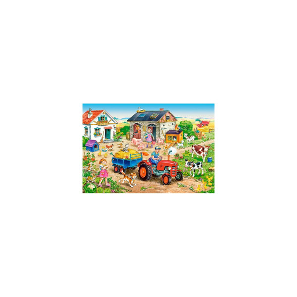 Puzzle Castorland Maxi - Life On The Farm, 40 Piese