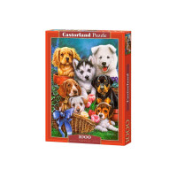 Puzzle Castorland - Puppies, 1000 piese