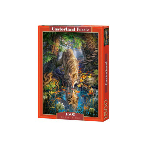 Puzzle Castorland - Wolf In The Wild, 1500 piese