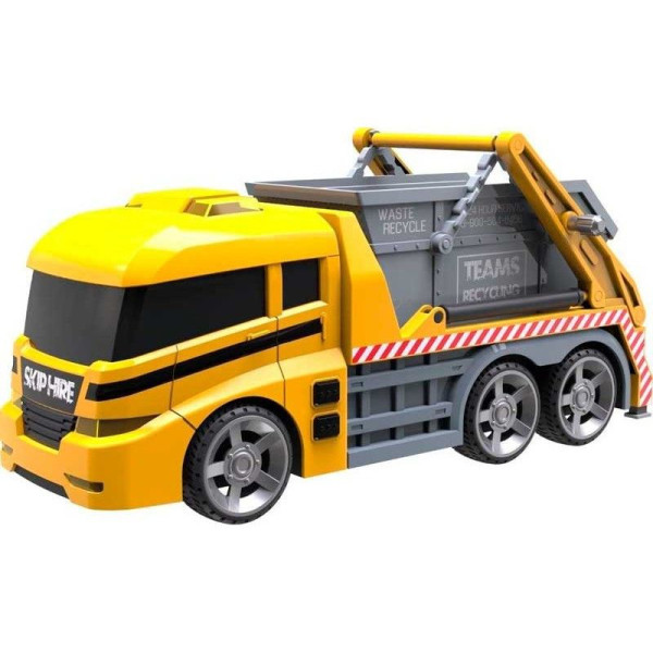 Mașină de gunoi cu lumini și sunete Skip Lorry , Teamsterz 37 cm