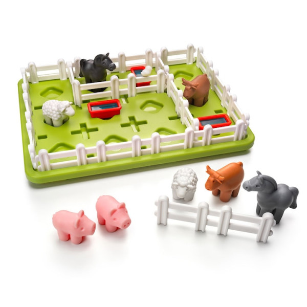 Smart Games - Smart Farmer, joc de logică cu 60 de provocări, 4+ ani, ediție internațională