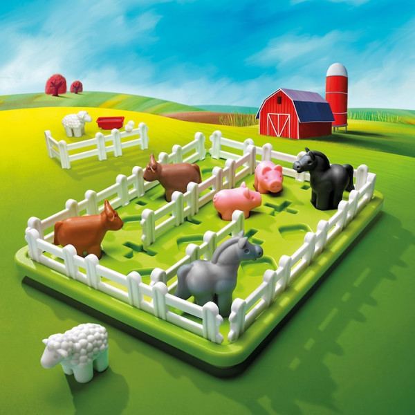 Smart Games - Smart Farmer, joc de logică cu 60 de provocări, 4+ ani, ediție internațională