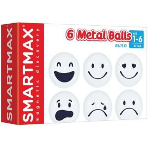Joc magnetic Smart Max, XT-Box with 6 Balls, set extensie 6 bile metalice