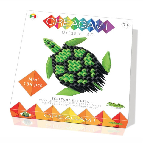Creagami - Kit Broasca Testoasa origami cu 134 piese