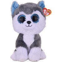 Jucărie de pluș TY - Beanie Boos Câinele Slush, 24 cm