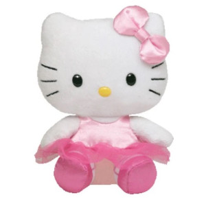 Pluș Hello Kitty Balerina, 15 cm, TY