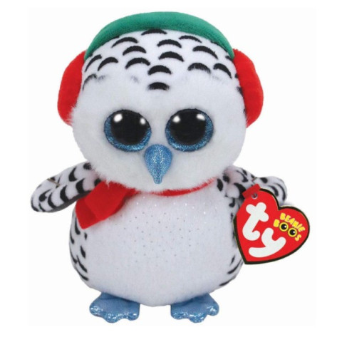 Jucărie de pluș TY - Beanie Boos, Bufnița Nester, 24 cm