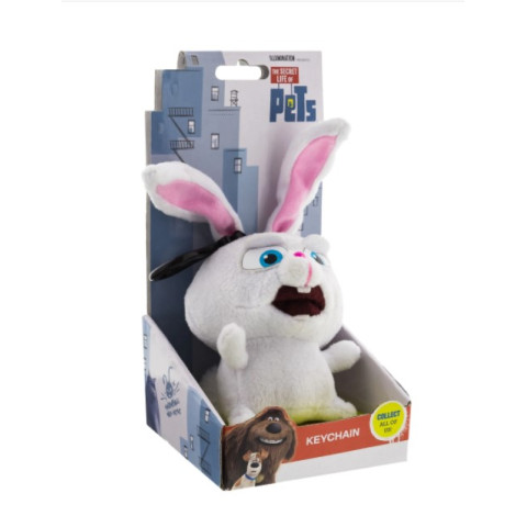 Pluș Breloc Snowball obrăznicuț, The Secret Life Of Pets