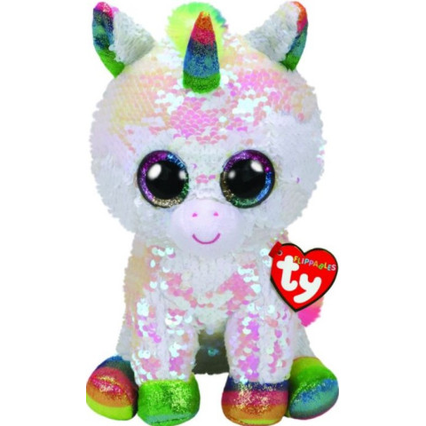 Pluș Cu Paiete, Unicornul Pixy, 24 Cm, TY