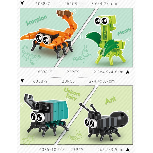 Set creativ constructie insecte