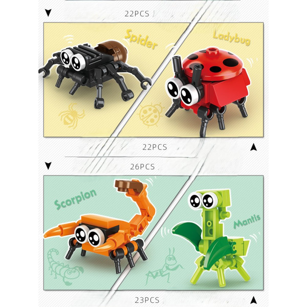 Set creativ constructie insecte