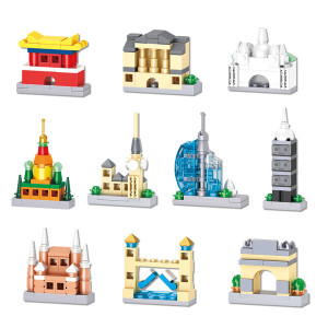 Set creativ constructie cladiri renumite