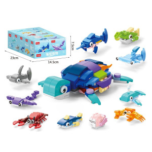 Set creativ constructie Ocean animals