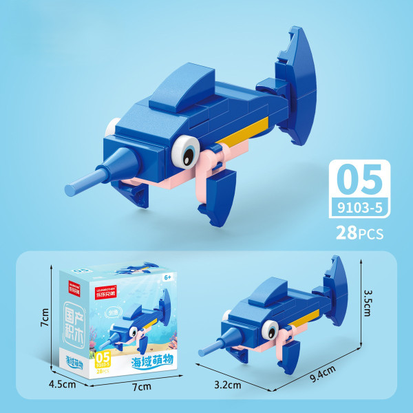 Set creativ constructie Ocean animals