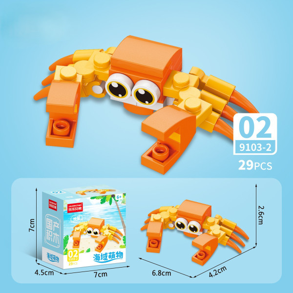 Set creativ constructie Ocean animals
