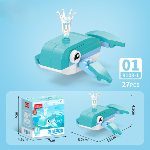 Set creativ constructie Ocean animals