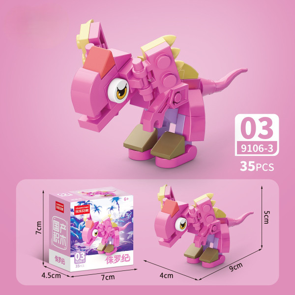 Set creativ constructie Dinosaur