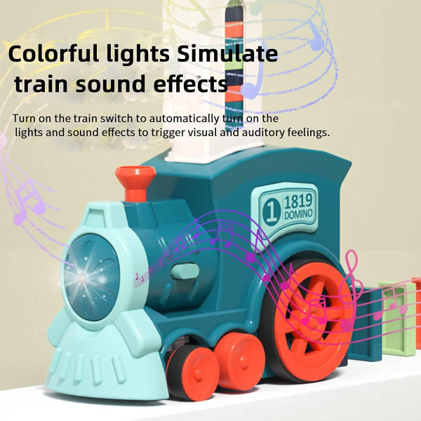 Joc domino cu locomotiva electrica