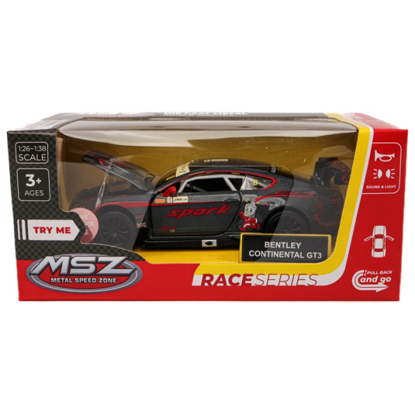 Mașinuță Bentley Continental GT3 1:32 Gri