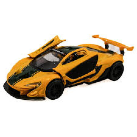 Mașinuță Mclaren P1 GTR MSZ 1:40 Galben