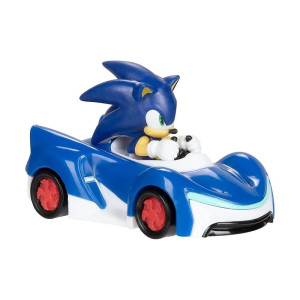 Nintendo Sonic - Vehicul din metal cu figurină 1:64