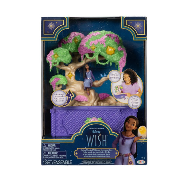 Cutie de bijuterii cu lumini și sunete Disney Wish - Copacul dorințelor