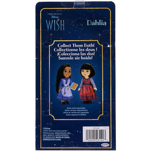 Papușa mini Disney Wish - Dorința, Dahlia, 15 cm
