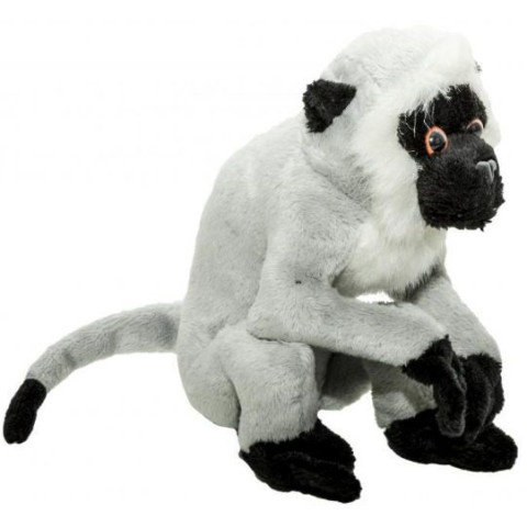 Jucărie de pluș MomKi Maimuță vervet 16.5 cm (Gri)