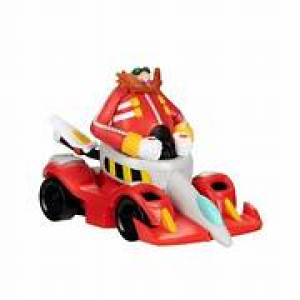 Vehicul din metal cu figurina Nintendo Sonic, personaj Eggman, scara 1:64