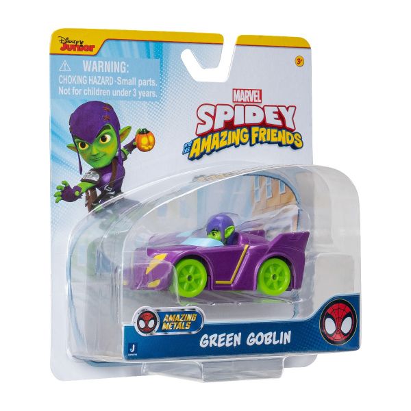 Păienjenelul Marvel - Vehicul din metal, figurină inclusă, diverse modele Păienjenelul Marvel - Vehicul din metal, figurină inclusă, diverse modele