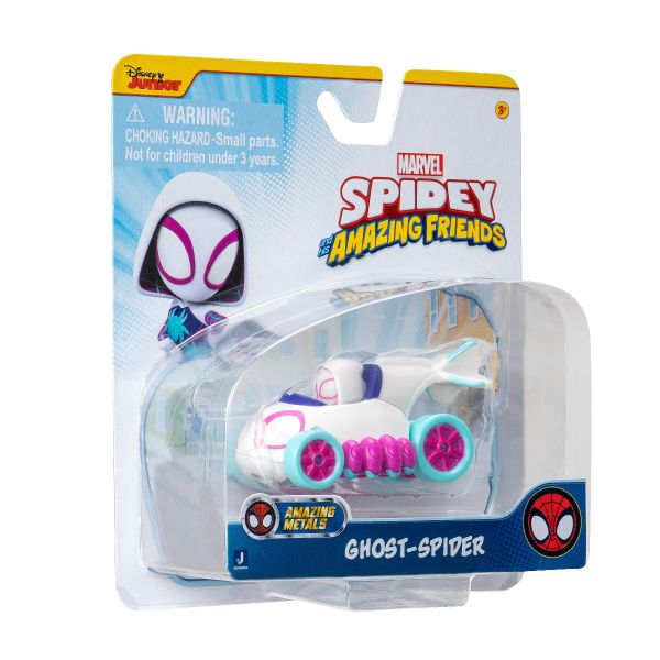 Păienjenelul Marvel - Vehicul din metal, figurină inclusă, diverse modele Păienjenelul Marvel - Vehicul din metal, figurină inclusă, diverse modele