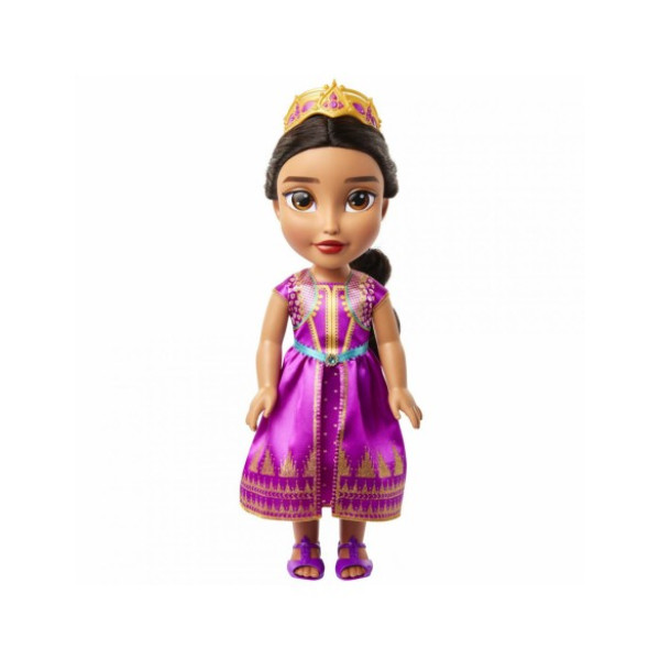 Păpușă Disney - Jasmine cu rochie mov, 38 cm