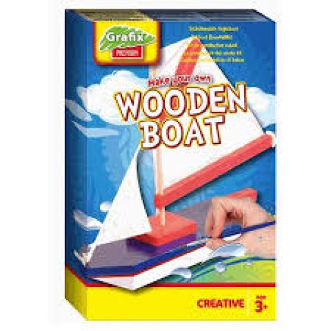 Set decorare corabie din lemn - Grafix