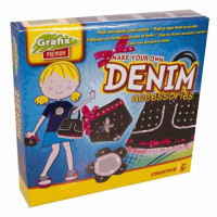 Set decor accesorii din denim - Grafix Set decor accesorii din denim - Grafix