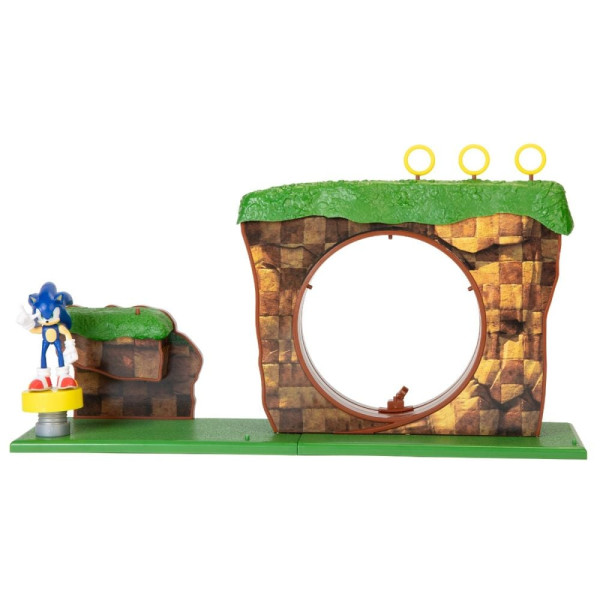 Set de joacă cu figurină Nintendo Sonic, Green Hill Zone Set de joacă cu figurină Nintendo Sonic, Green Hill Zone