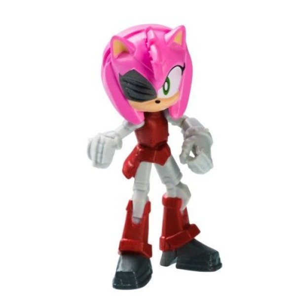 Set 3 figurine 6 cm Sonic Prime Rebel Rouge Rusty Rose Tails Nine