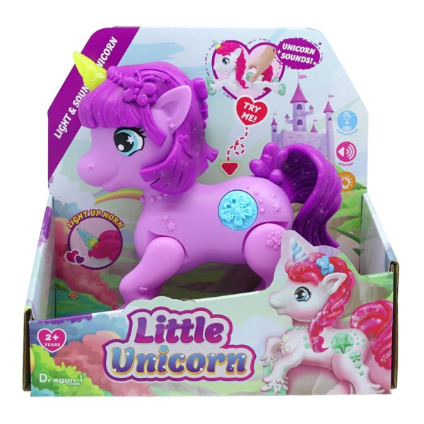 Jucarie interactivă Unicorn Junior cu lumini si sunete Jucarie interactivă Unicorn Junior cu lumini si sunete