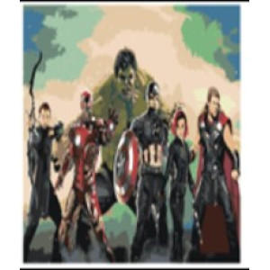 Set pictura pe numere 40*50 Avengers
