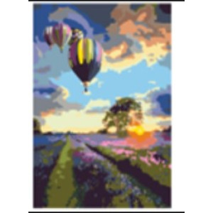 Set pictură pe numere 40*50 Baloane in nori