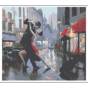 Set pictură pe numere 40*50 Dans in ploaie